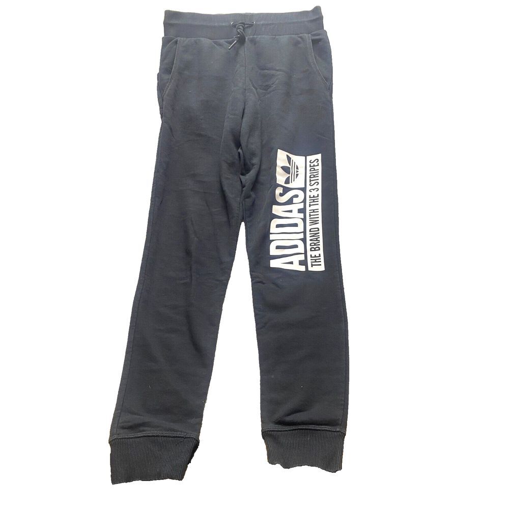 Adidas Pants Adult Small (31x29) Trefoil Logo 3 Stripes Sweatpants‎ Jogger Mens